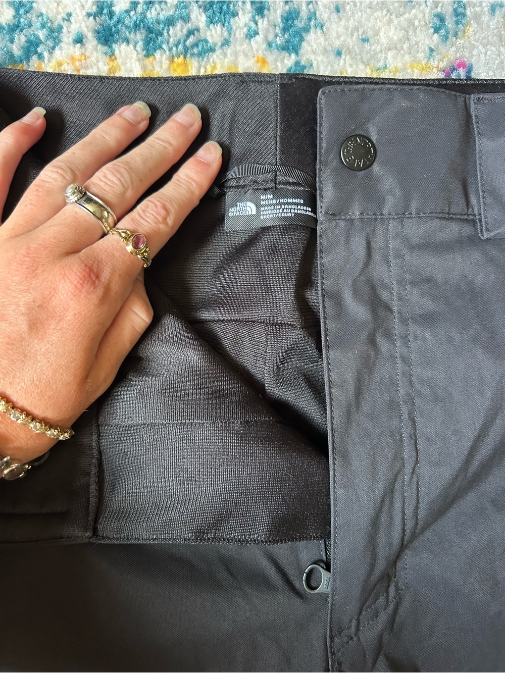 The North Face Black Waterproof Ski/Snow Pants with Cargo Pocket - Picture 5 of 9